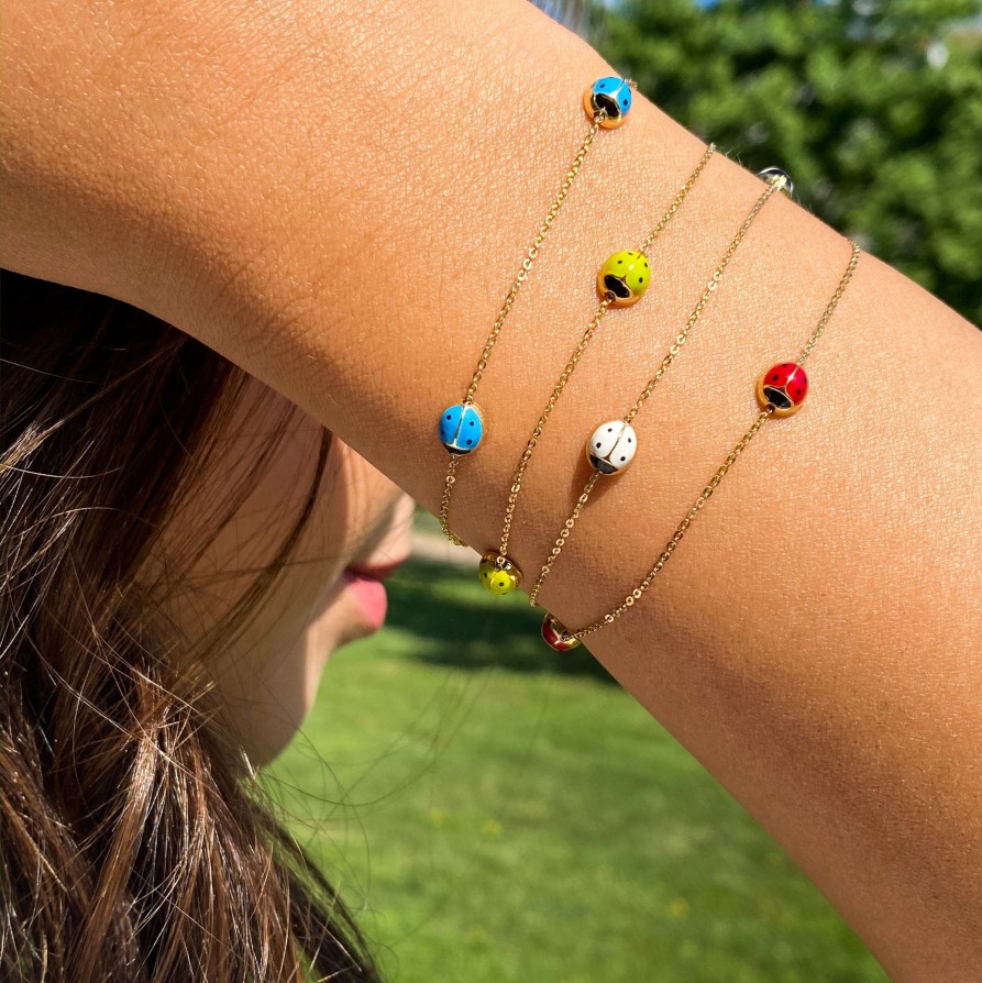 Gioielli FACCO GIOIELLI | Bracciale Coccinelle D'Oro Vero